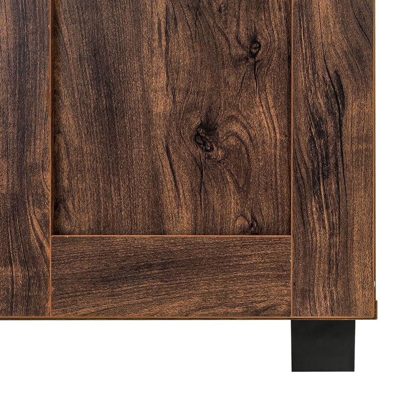 ΠΑΠΟΥΤΣΟΘΗΚΗ "Cubo" ΜΕ 4 ΡΑΦΙΑ ΧΡΩΜΑ BROWN OAK 60x33x84εκ - Image 6