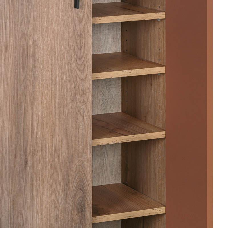 ΠΑΠΟΥΤΣΟΘΗΚΗ Valenor NATURAL CANELLA OAK -ΚΕΡΑΜΙΔΙ ΧΡΩΜΑ 69x34x120εκ - Image 5