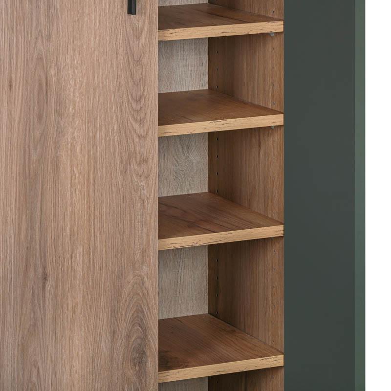 ΠΑΠΟΥΤΣΟΘΗΚΗ Valenor NATURAL CANELLA OAK-ΛΑΔΙ ΧΡΩΜΑ 69x34x120εκ - Image 5
