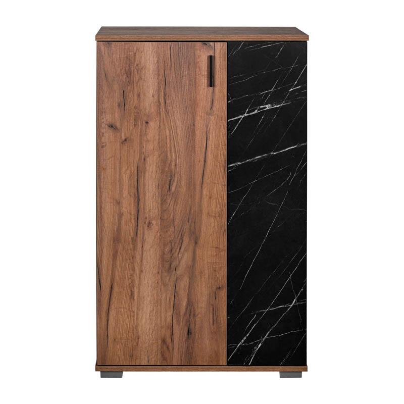 ΠΑΠΟΥΤΣΟΘΗΚΗ Valenor TOBACCO CRAFT-BLACK MARBLE ΧΡΩΜΑ 69x34x120εκ - Image 3