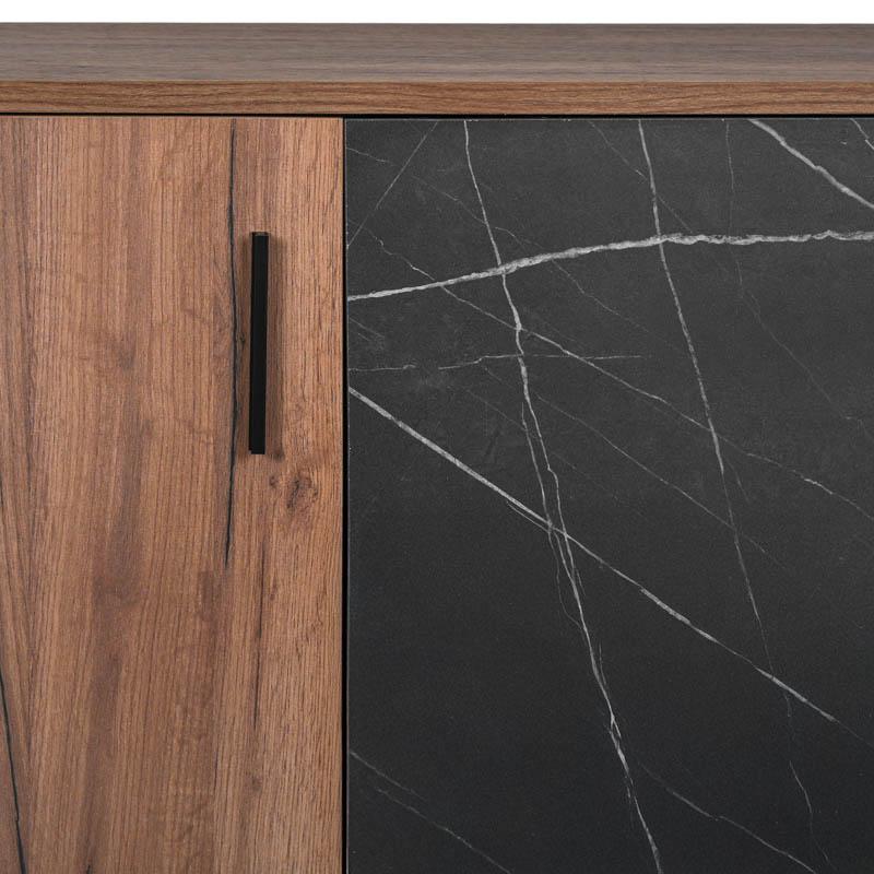ΠΑΠΟΥΤΣΟΘΗΚΗ Valenor TOBACCO CRAFT-BLACK MARBLE ΧΡΩΜΑ 69x34x120εκ - Image 5