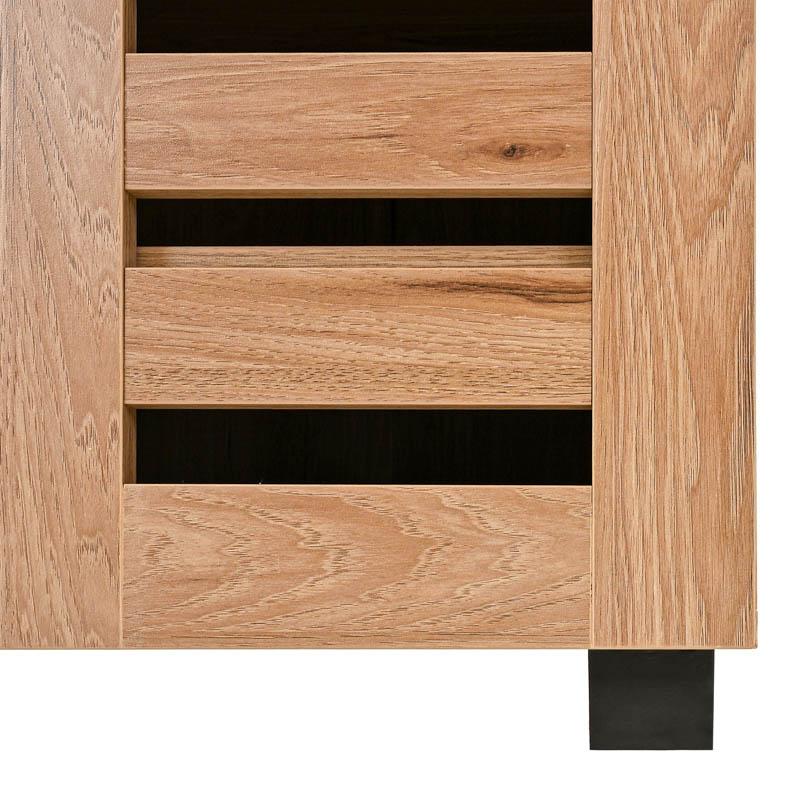 ΠΑΠΟΥΤΣΟΘΗΚΗ "Vento" ΜΕ 4 ΡΑΦΙΑ ΧΡΩΜΑ Artisan OAK 60x33x87εκ - Image 6