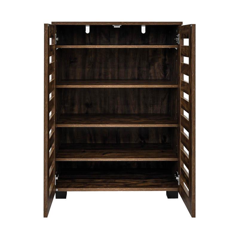 ΠΑΠΟΥΤΣΟΘΗΚΗ "Vento" ΜΕ 4 ΡΑΦΙΑ ΧΡΩΜΑ BROWN OAK 60x33x87εκ - Image 4