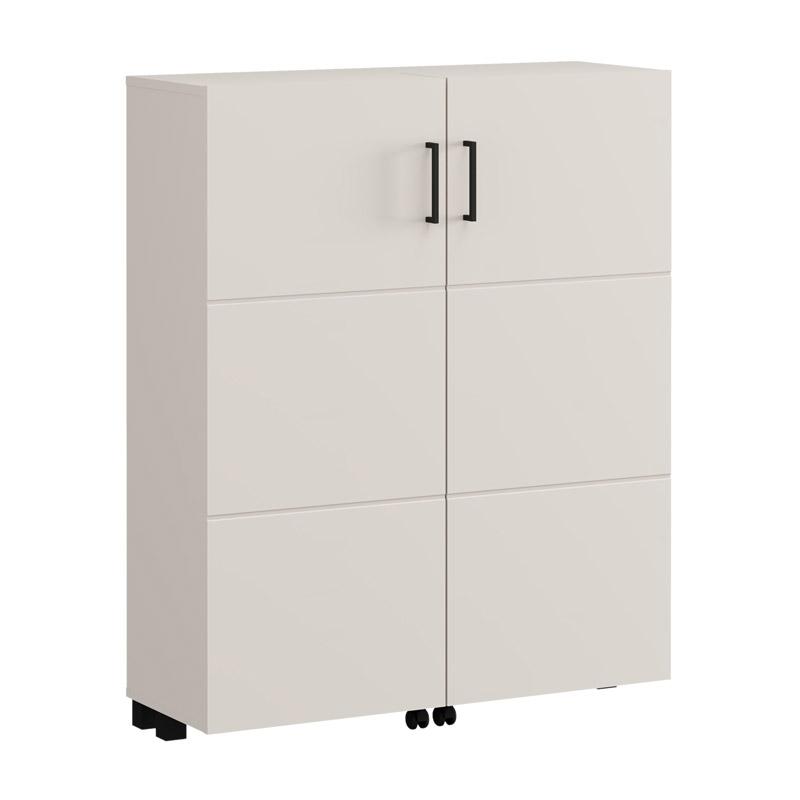 ΠΑΠΟΥΤΣΟΘΗΚΗ ISLAY 91 2K h113 CASHMERE ΧΡΩΜΑ 92x33x113εκ
