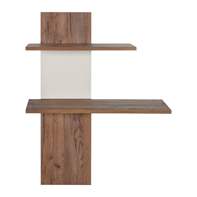 ΡΑΦΙ ΤΟΙΧΟΥ 2 ΘΕΣΕΩΝ Miami TOBACCO ΜΕ CASHMERE ΧΡΩΜΑ 80x26x100εκ - Image 3