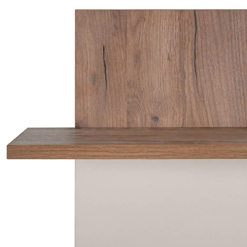 ΡΑΦΙ ΤΟΙΧΟΥ 2 ΘΕΣΕΩΝ Miami TOBACCO ΜΕ CASHMERE ΧΡΩΜΑ 80x26x100εκ - Image 4