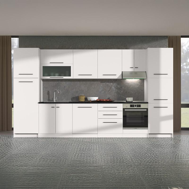 ΣΥΝΘΕΣΗ ΚΟΥΖΙΝΑΣ AMELIA 200 SM ΛΕΥΚΟ-ΛΕΥΚΟ HIGH GLOSS ΧΡΩΜΑ 200x56x200εκ - Image 2