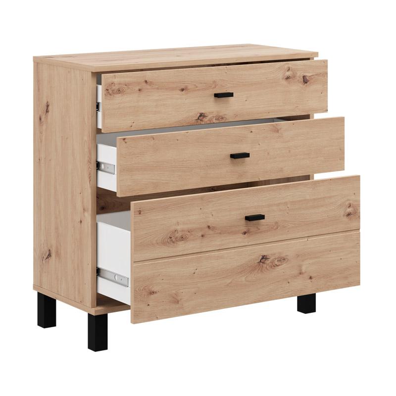 ΣΥΡΤΑΡΙΕΡΑ ALMOND 77 3F ARTISAN OAK ΧΡΩΜΑ 77x35x78εκ - Image 4