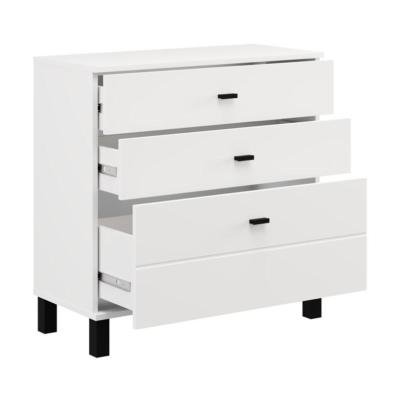 ΣΥΡΤΑΡΙΕΡΑ ALMOND 77 3F ΛΕΥΚΟ ΧΡΩΜΑ 77x35x78εκ - Image 3