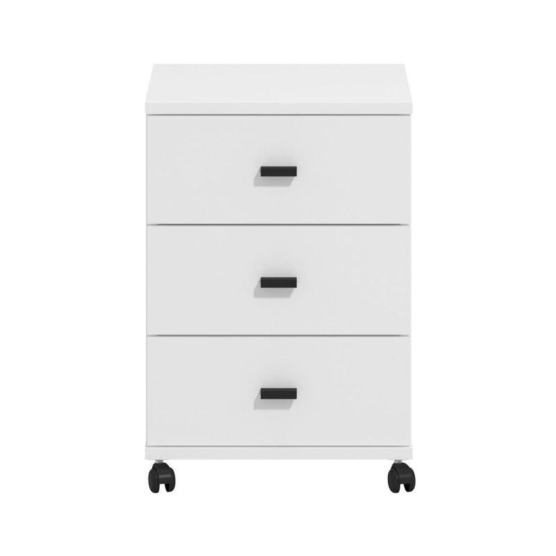 ΣΥΡΤΑΡΙΕΡΑ ΓΡΑΦΕΙΟΥ ALMOND 38 3F RS ΛΕΥΚΟ ΧΡΩΜΑ 39x35x56εκ - Image 3