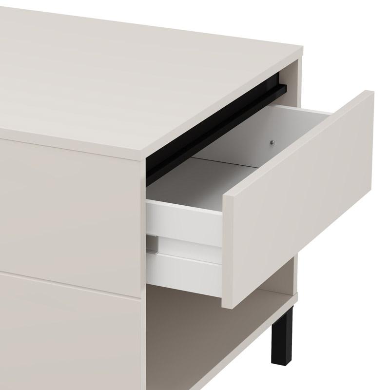 ΤΡΑΠΕΖΑΚΙ ΣΑΛΟΝΙΟΥ MARRON CASHMERE-ΜΑΥΡΟ ΜΑΤ 102x55x52εκ - Image 5