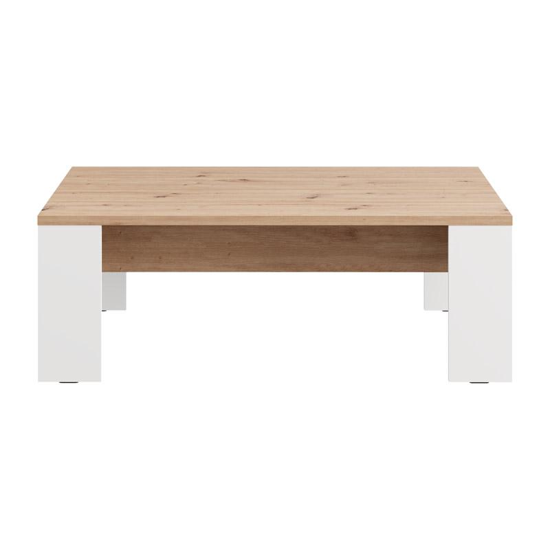 ΤΡΑΠΕΖΑΚΙ ΣΑΛΟΝΙΟΥ MONTESE 120 ΛΕΥΚΟ-ARTISAN OAK 120x67x43εκ - Image 3
