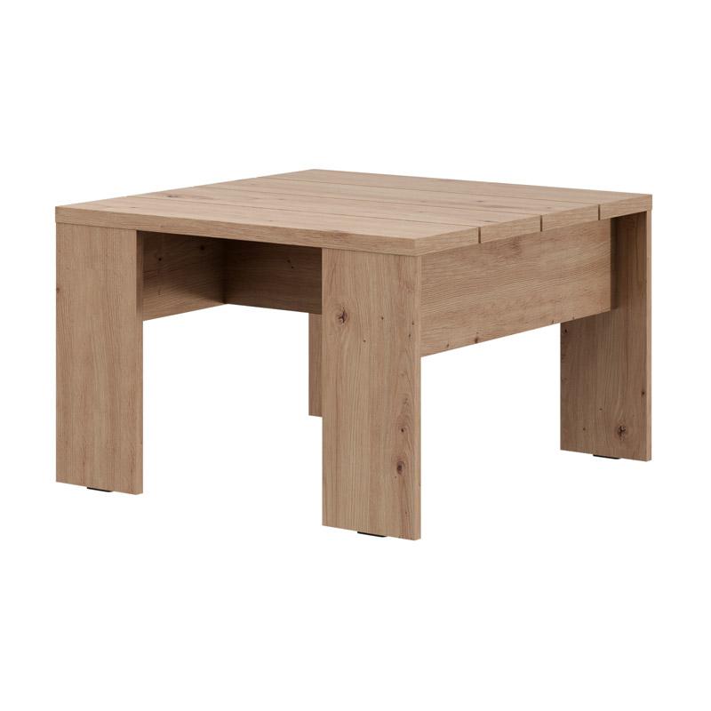 ΤΡΑΠΕΖΑΚΙ ΣΑΛΟΝΙΟΥ MONTESE 67 ARTISAN OAK 67x67x43εκ - Image 4