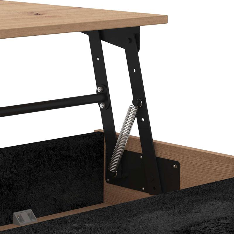 ΤΡΑΠΕΖΑΚΙ ΣΑΛΟΝΙΟΥ TARANTO ARTISAN-CARBON 80x80x45εκ - Image 6