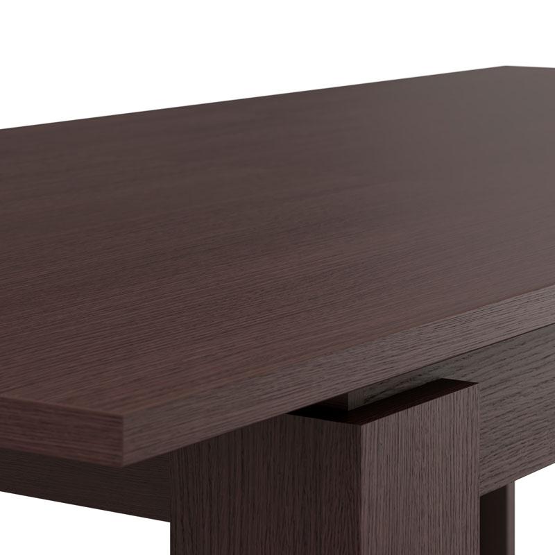 ΤΡΑΠΕΖΙ ΤΡΑΠΕΖΑΡΙΑΣ ΑΝΟΙΓΟΜΕΝΟ Argyll DARK TAILOR OAK ΧΡΩΜΑ 160x90x77εκ - Image 6