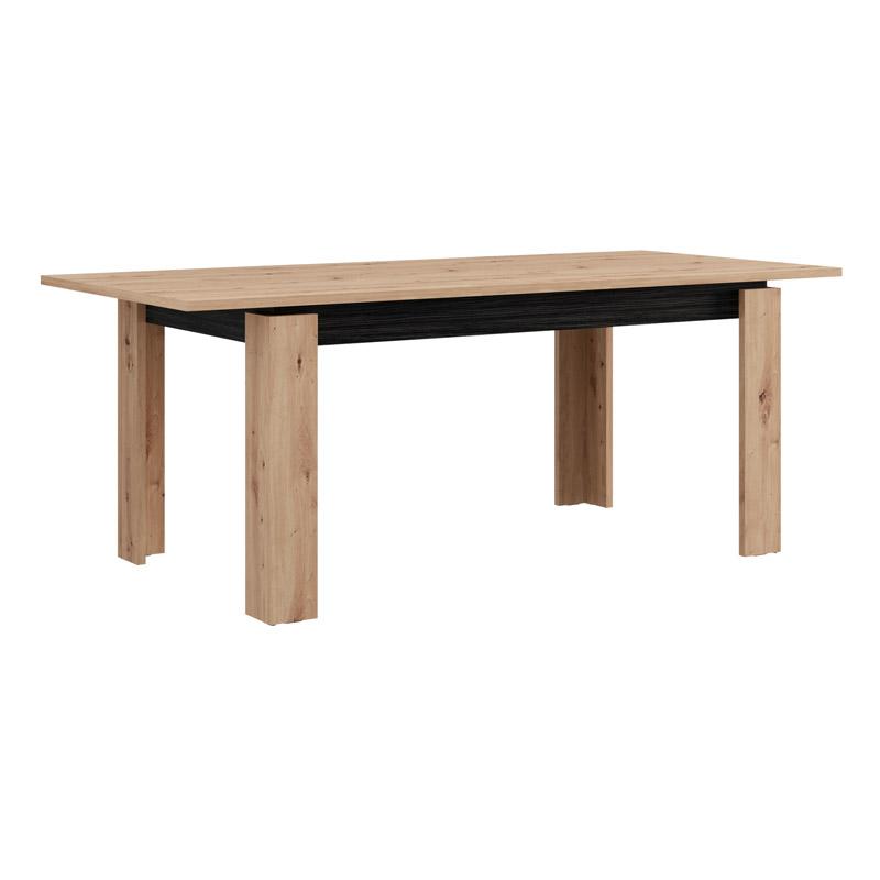 ΤΡΑΠΕΖΙ ΤΡΑΠΕΖΑΡΙΑΣ MARRON ARTISAN-ΜΑΥΡΟ 160x90x77εκ - Image 3