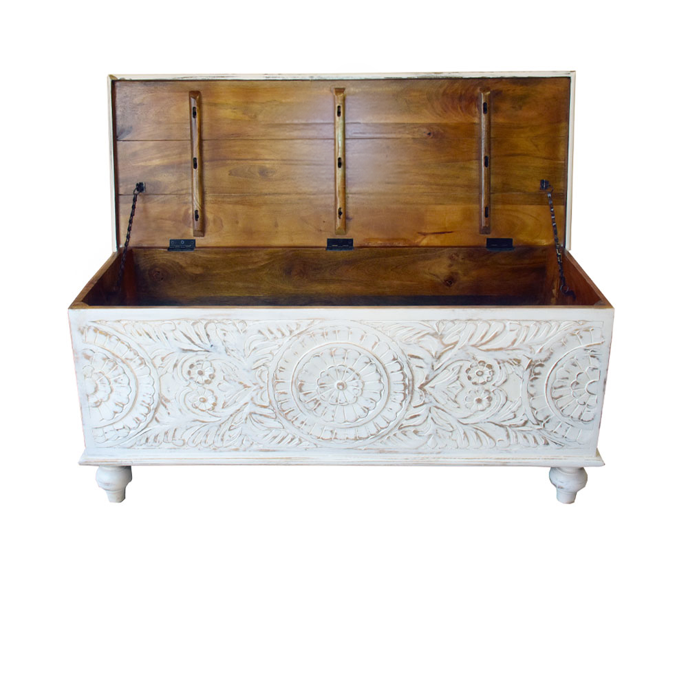 BASAK ΜΠΑΟΥΛΟ ΛΕΥΚΟ DECAPE 115x44x50cm - Image 2