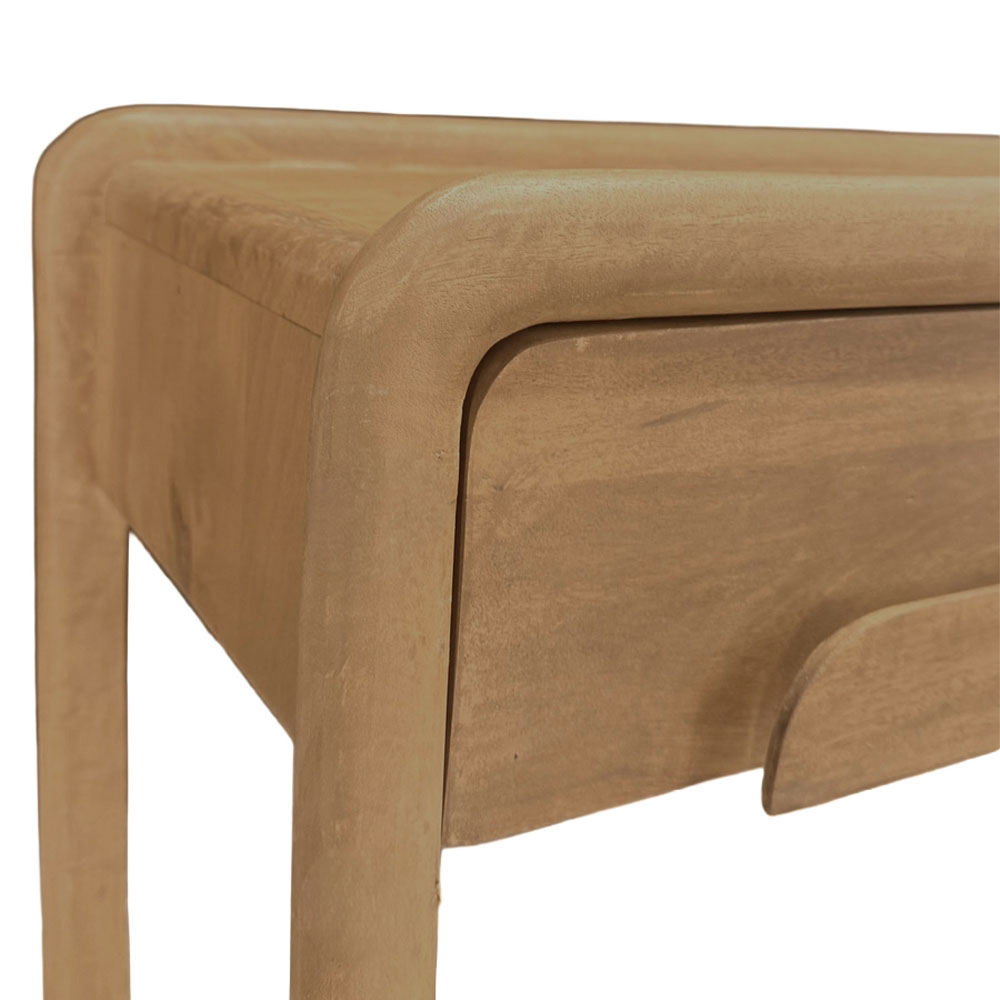 WABI ΚΟΝΣΟΛΑ 2ΣΥΡΤΑΡΙΑ ΦΥΣΙΚΟ 110x38x77cm - Image 2