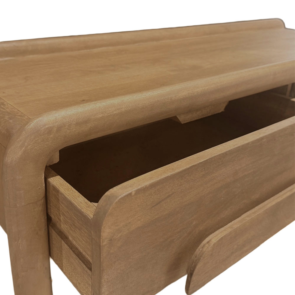 WABI ΚΟΝΣΟΛΑ 2ΣΥΡΤΑΡΙΑ ΦΥΣΙΚΟ 110x38x77cm - Image 5