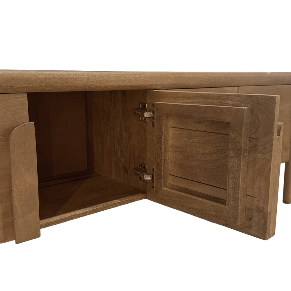 WABI TV STAND 4ΠΟΡΤΕΣ ΦΥΣΙΚΟ 145x40x50cm - Image 5