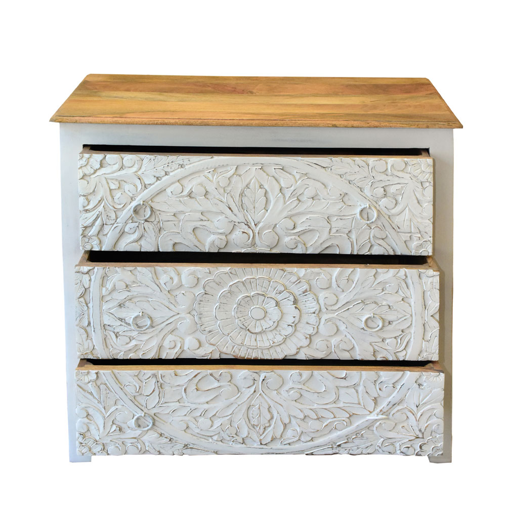 LOTUS ΣΥΡΤΑΡΙΕΡΑ ΛΕΥΚΟ DECAPE ΦΥΣΙΚΟ 90x42x90cm - Image 3