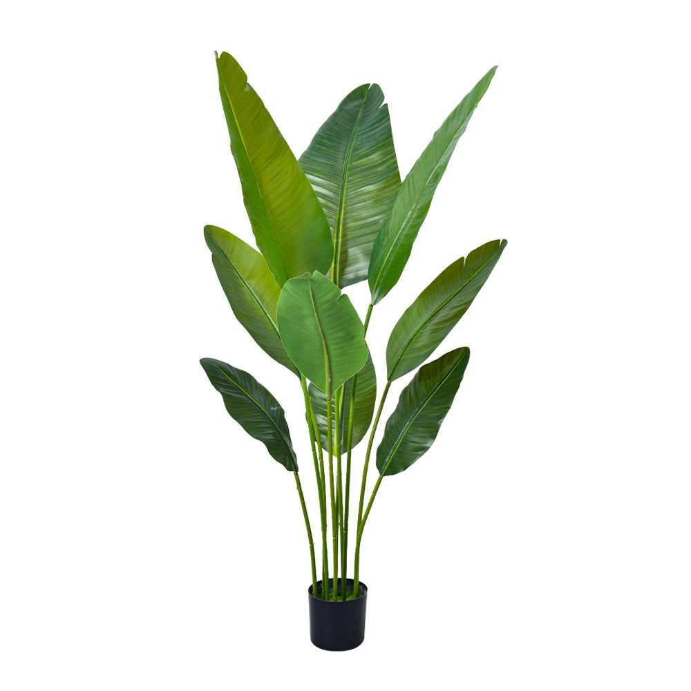 TRAVELLERS PALM ΔΕΝΤΡΟ ΤΕΧΝΗΤΟ ΣΕ ΓΛΑΣΤΡΑ 120cm PE ΠΡΑΣΙΝΟ