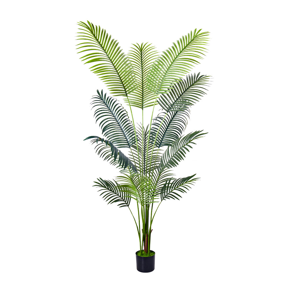 ARECA PALM ΔΕΝΤΡΟ ΤΕΧΝΗΤΟ ΣΕ ΓΛΑΣΤΡΑ 180cm PE ΠΡΑΣΙΝΟ