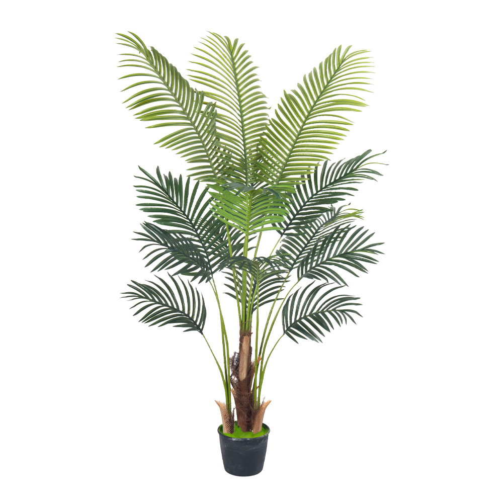 ARECA PALM ΔΕΝΤΡΟ ΤΕΧΝΗΤΟ ΣΕ ΓΛΑΣΤΡΑ 160cm PE ΠΡΑΣΙΝΟ