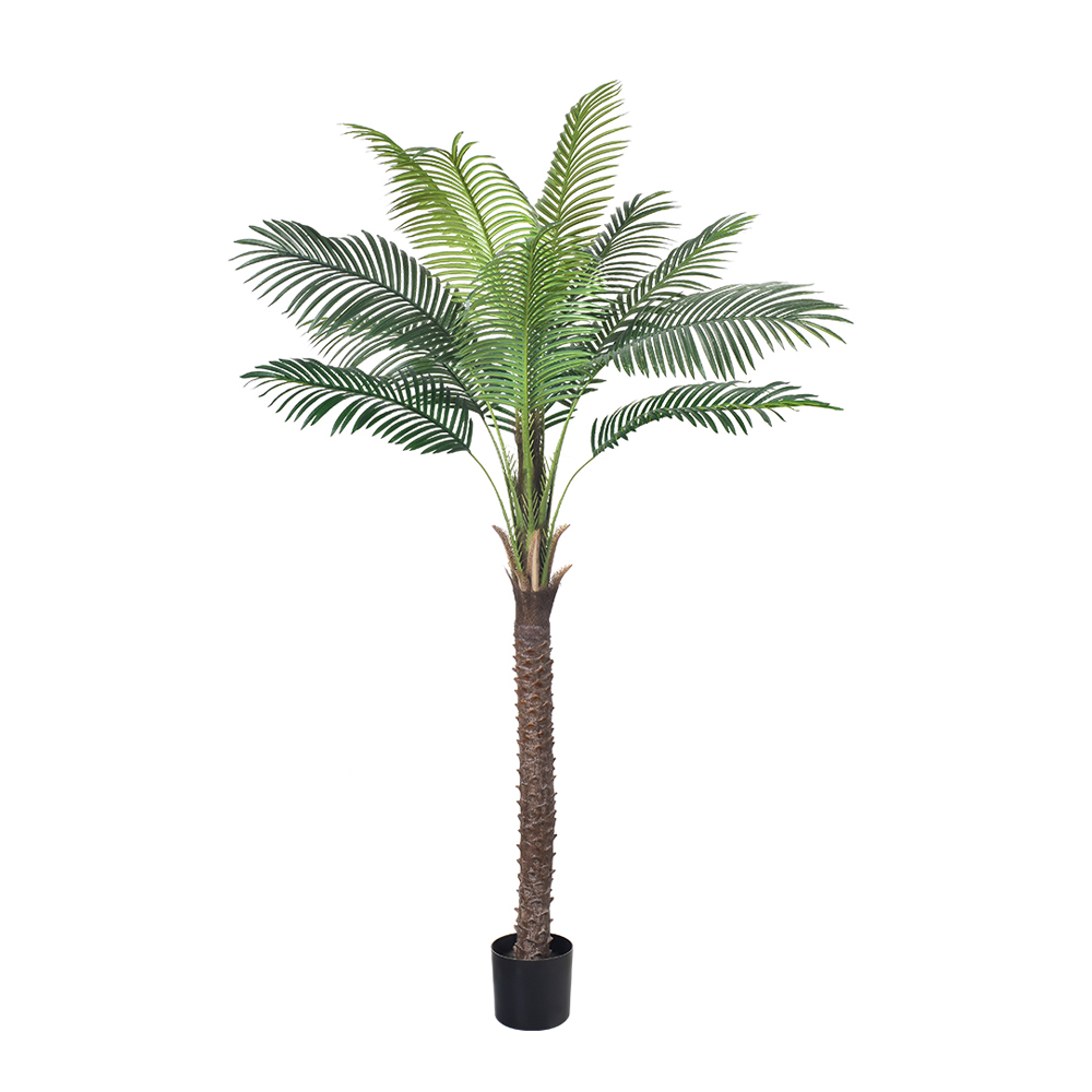 ARECA PALM ΔΕΝΤΡΟ ΤΕΧΝΗΤΟ ΣΕ ΓΛΑΣΤΡΑ 210cm PE ΠΡΑΣΙΝΟ