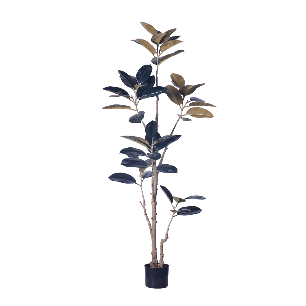 FICUS ΔΕΝΤΡΟ ΤΕΧΝΗΤΟ ΣΕ ΓΛΑΣΤΡΑ 185cm PE ΠΡΑΣΙΝΟ