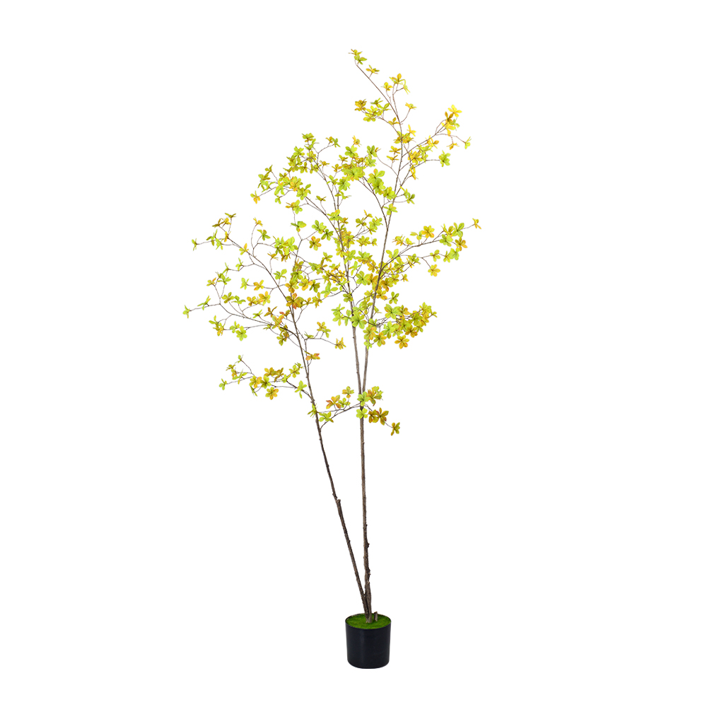 ENKIANTHUS ΔΕΝΤΡΟ ΤΕΧΝΗΤΟ ΣΕ ΓΛΑΣΤΡΑ 220cm PE ΠΡΑΣΙΝΟ ΑΝΟΙΧΤΟ