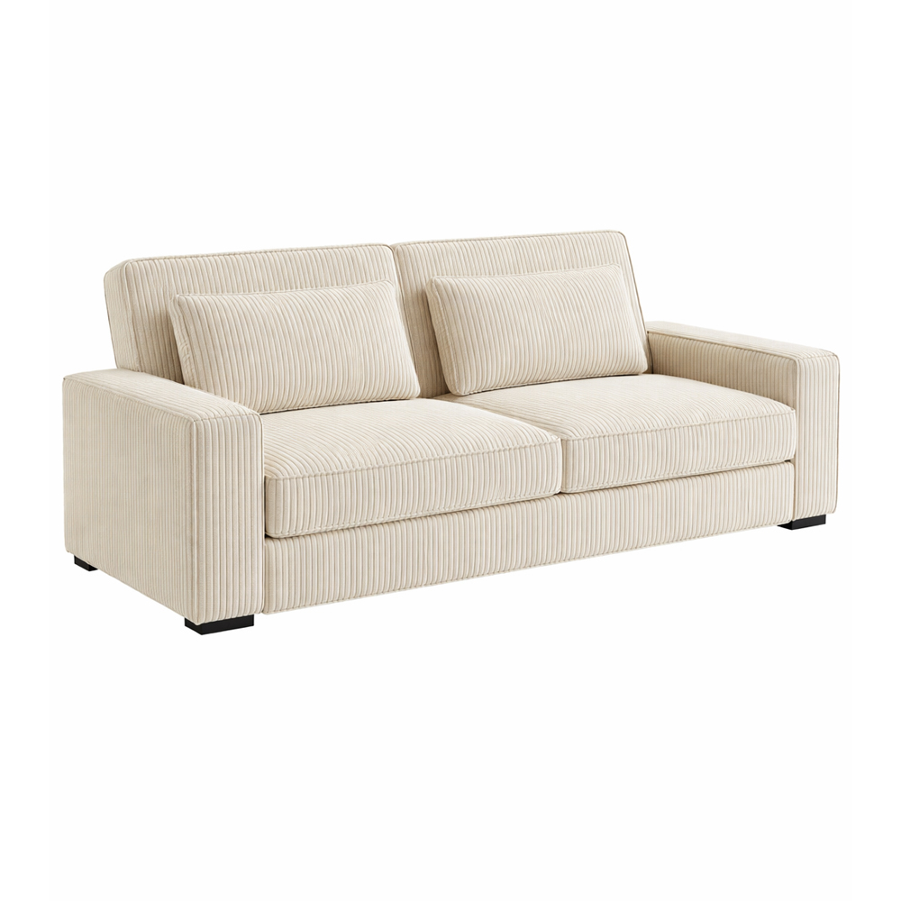 HOLD ΚΑΝΑΠΕΣ ΚΡΕΒΑΤΙ 3ΘΕΣΙΟΣ OFF WHITE LINCOLN 03 231x96x87cm