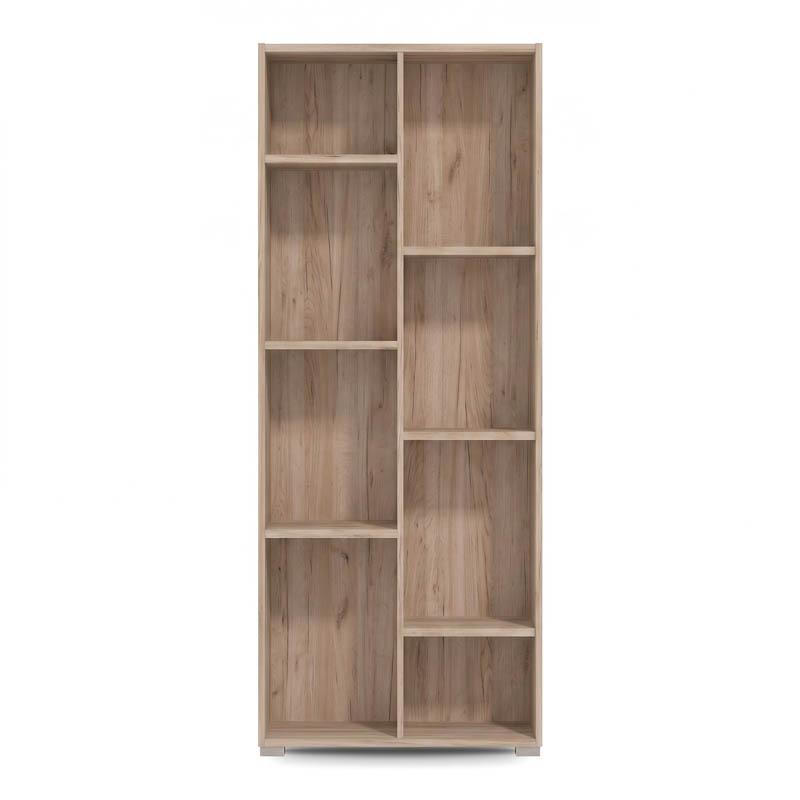 ΒΙΒΛΙΟΘΗΚΗ Modulus 4 GREY OAK ΧΡΩΜΑ 70x33x142εκ