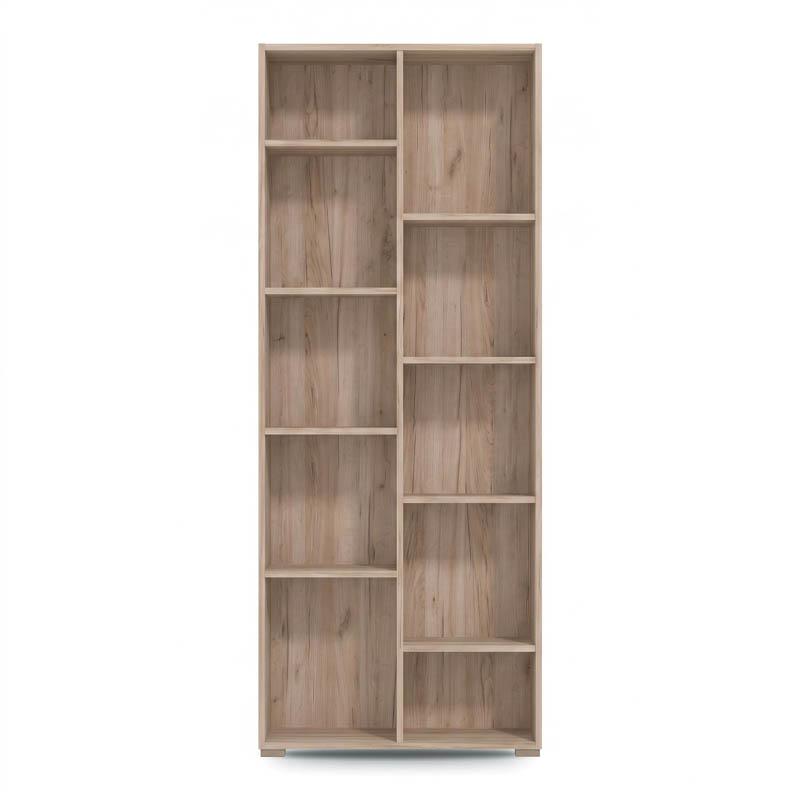 ΒΙΒΛΙΟΘΗΚΗ Modulus 5 GREY OAK ΧΡΩΜΑ 70x33x177εκ