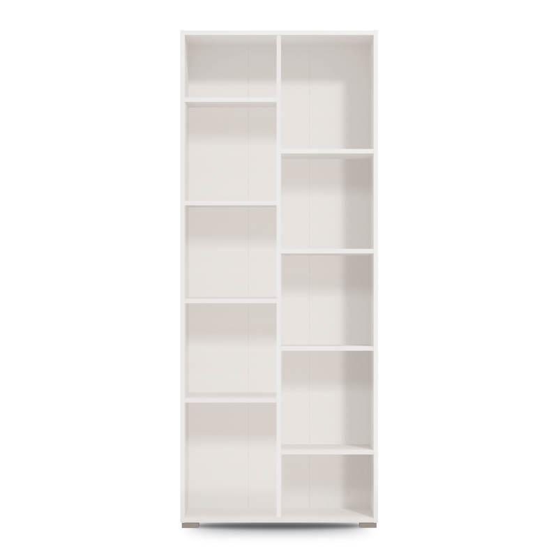 ΒΙΒΛΙΟΘΗΚΗ Modulus 5 ΛΕΥΚΟ ΧΡΩΜΑ 70x33x177εκ