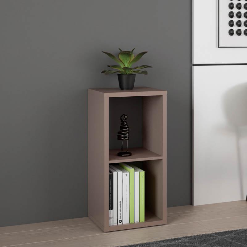 ΒΙΒΛΙΟΘΗΚΗ MONTARO TERRACOTTA ΧΡΩΜΑ 38x33x73εκ - Image 2