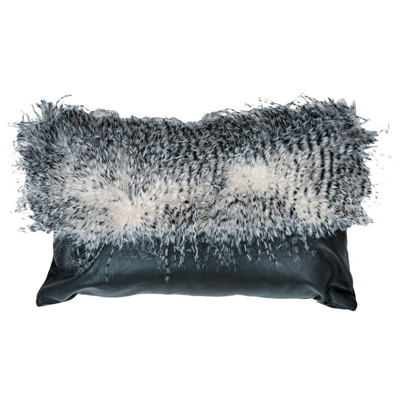ΔΙΑΚΟΣΜΗΤΙΚΟ ΜΑΞΙΛΑΡΙ luxeHair ΓΚΡΙ ΧΡΩΜΑ 30x50x10εκ
