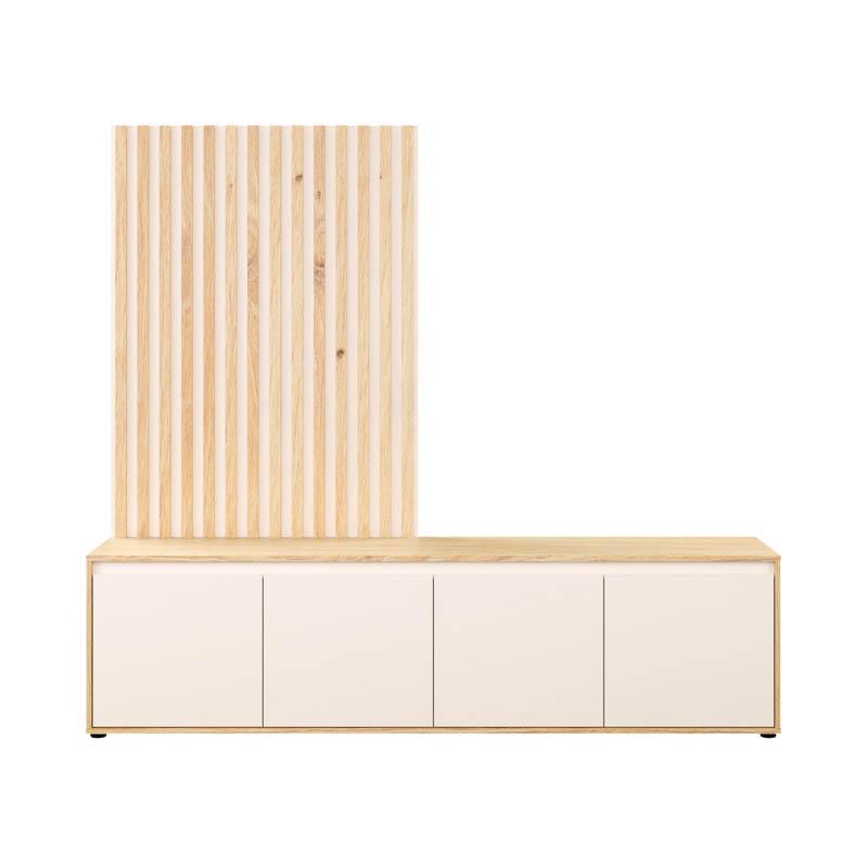 ΕΠΙΠΛΟ ΤΗΛΕΟΡΑΣΗΣ STONEX ARTISAN OAK ΜΕ SAND ΧΡΩΜΑ 189x42x170εκ - Image 3