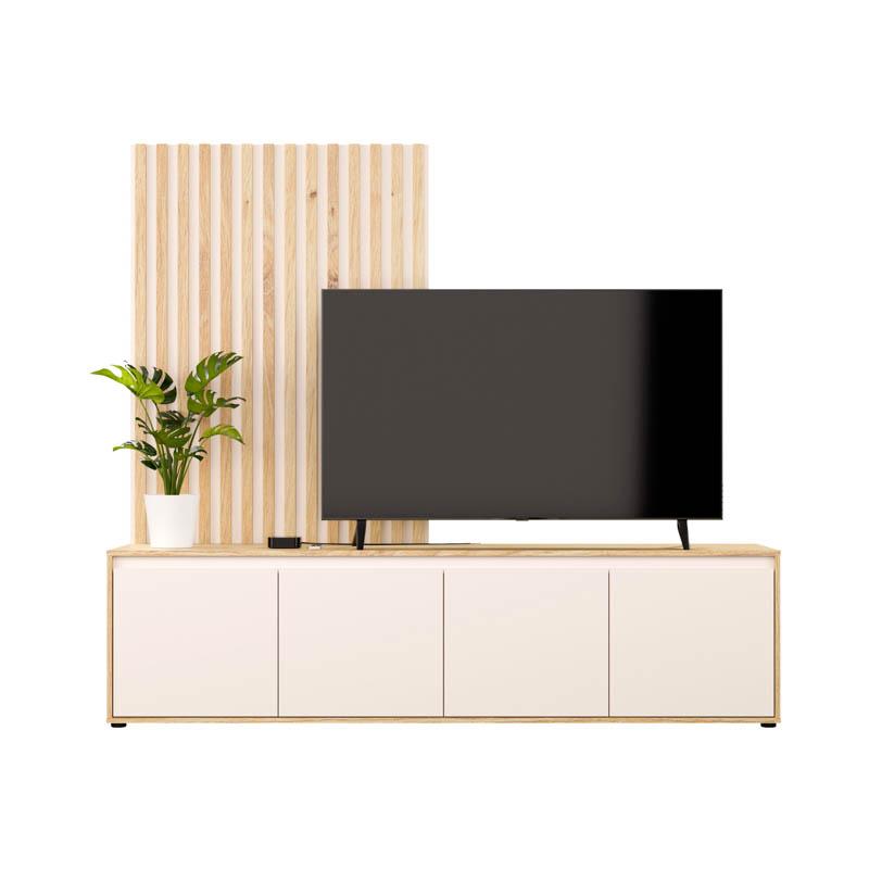 ΕΠΙΠΛΟ ΤΗΛΕΟΡΑΣΗΣ STONEX ARTISAN OAK ΜΕ SAND ΧΡΩΜΑ 189x42x170εκ - Image 4