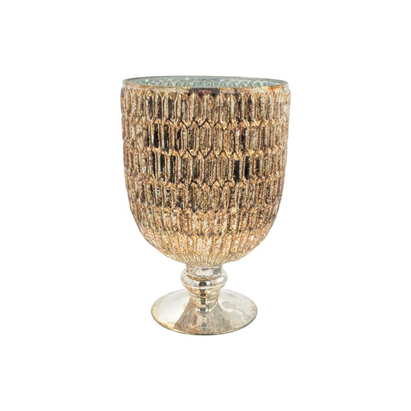 ΓΥΑΛΙΝΟ ΕΠΙΤΡΑΠΕΖΙΟ ΚΗΡΟΠΗΓΙΟ FL115 COPPER ΧΡΩΜΑ 17x26εκ