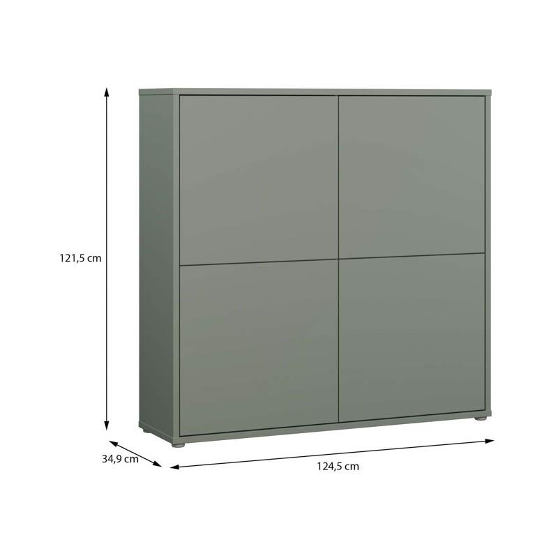 ΚΟΜΟΤΑ ALICE SAGE ΧΡΩΜΑ 125x35x122εκ - Image 5