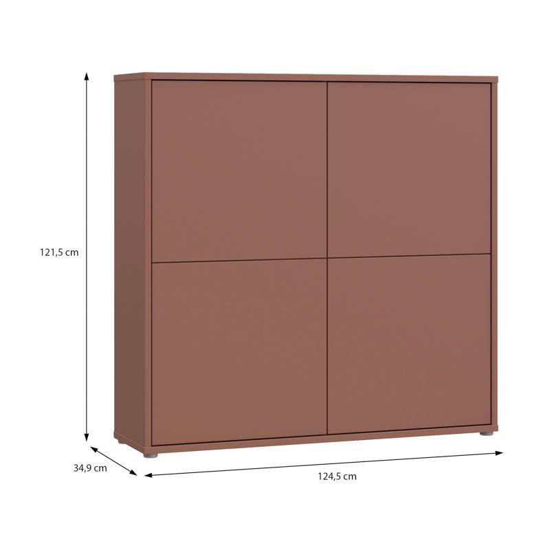 ΚΟΜΟΤΑ ALICE TERRACOTTA ΧΡΩΜΑ 125x35x122εκ - Image 5