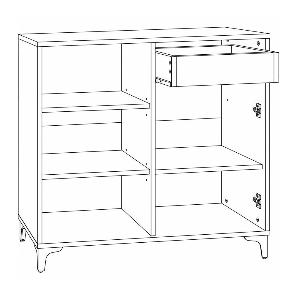 ΚΟΜΟΤΑ LUMINA 93 1F2V TOBACCO ΧΡΩΜΑ 93x40x90εκ - Image 9