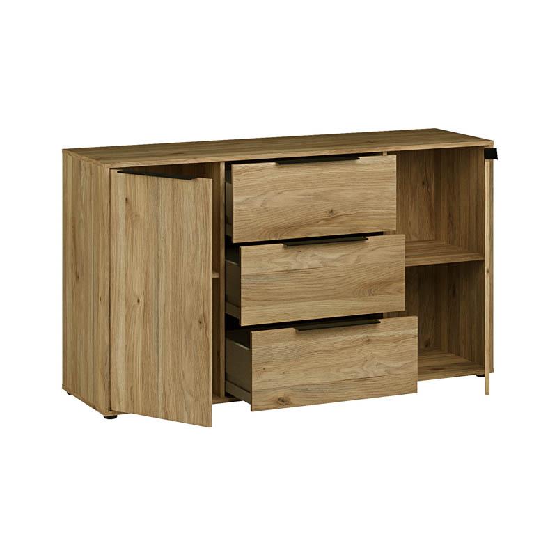 ΚΟΜΟΤΑ-ΜΠΟΥΦΕΣ ARIA MAUVELLA OAK ΧΡΩΜΑ 143x42x82εκ - Image 4