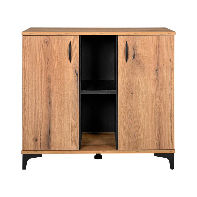 KOMOTA-ΜΠΟΥΦΕΣ Alba ARTISAN OAK-ΜΑΥΡΟ 90x40x83εκ - Image 3