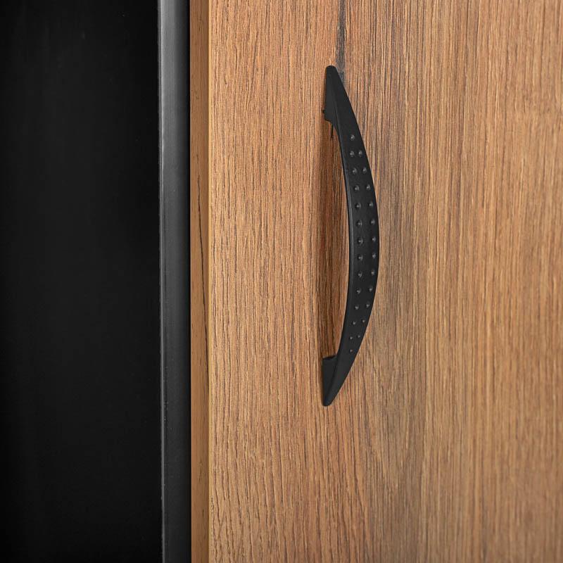 KOMOTA-ΜΠΟΥΦΕΣ Alba ARTISAN OAK-ΜΑΥΡΟ 90x40x83εκ - Image 6
