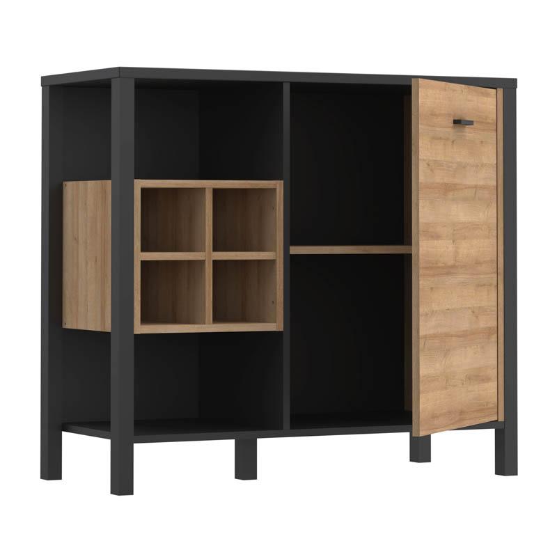 ΚΟΜΟΤΑ-ΜΠΟΥΦΕΣ TERRANO RIVIERA OAK ΧΡΩΜΑ 94x40x85εκ - Image 4