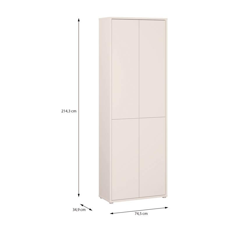 ΝΤΟΥΛΑΠΑ ALICE SAND ΧΡΩΜΑ 75x35x215εκ - Image 5