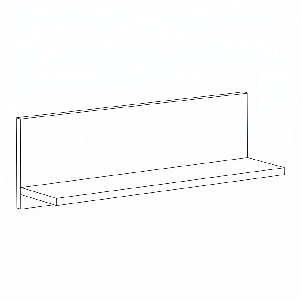 ΡΑΦΙ ΤΟΙΧΟΥ Lumina 90 TOBACCO ΧΡΩΜΑ 90x24x20εκ - Image 5