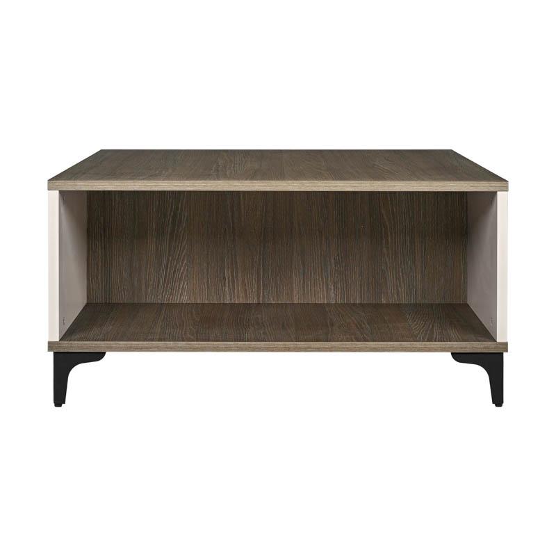 ΤΡΑΠΕΖΑΚΙ ΣΑΛΟΝΙΟΥ Aura TOBACCO ΜΕ CASHMERE ΧΡΩΜΑ 80x80x41εκ - Image 3